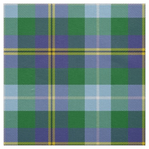 Scottish Clan Porteous Tartan Plaid Fabric