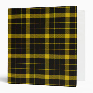 Scottish Clan Raeburn Tartan Plaid 3 Ring Binder