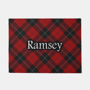Scottish Clan Ramsay Ramsey Tartan Doormat