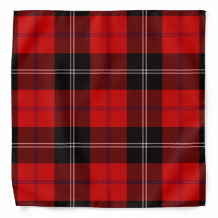 Scottish Clan Ramsay Tartan Plaid Bandana