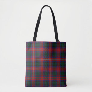 Scottish Clan Rattray Tartan Plaid Tote Bag