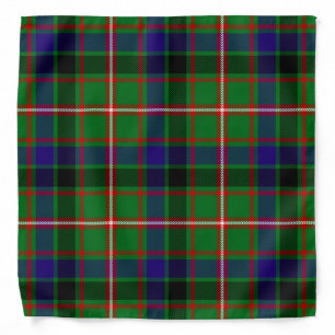 Scottish Clan Reid Tartan Plaid Bandana