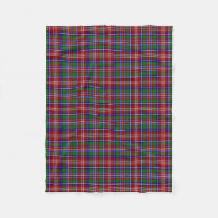 Scottish Clan Ritchie Tartan Plaid Fleece Blanket