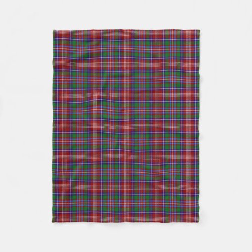 Scottish Clan Ritchie Tartan Plaid Fleece Blanket