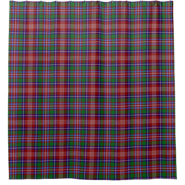 Scottish Clan Ritchie Tartan Plaid Shower Curtain (Front)
