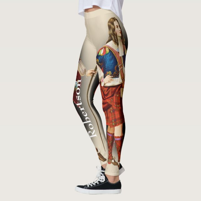Scottish Clan Robertson By R. R. McIan Leggings (Left)