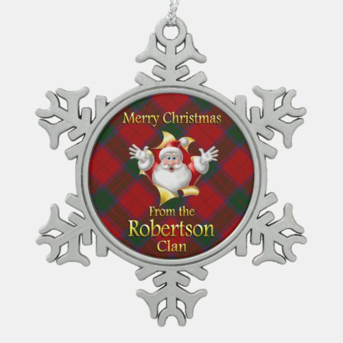 Scottish Clan Robertson Christmas Ornament
