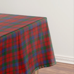 Scottish Clan Robertson Donnachaidh Tartan Tablecloth