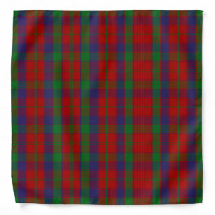 Scottish Clan Robertson Tartan Plaid Bandana