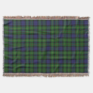 Scottish Clan Rollo Tartan Throw Blanket