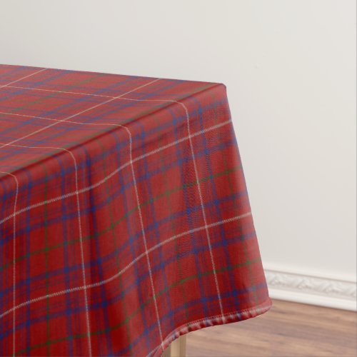 Scottish Clan Rose Modern Red Tartan Tablecloth