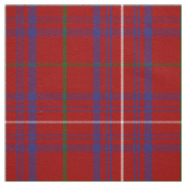 Clan Rose Hunting Tartan Fabric | Zazzle