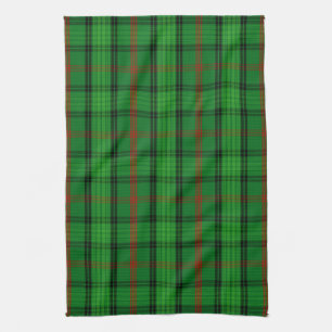 Scottish Clan Ross Tartan Plaid Kitchen Towel