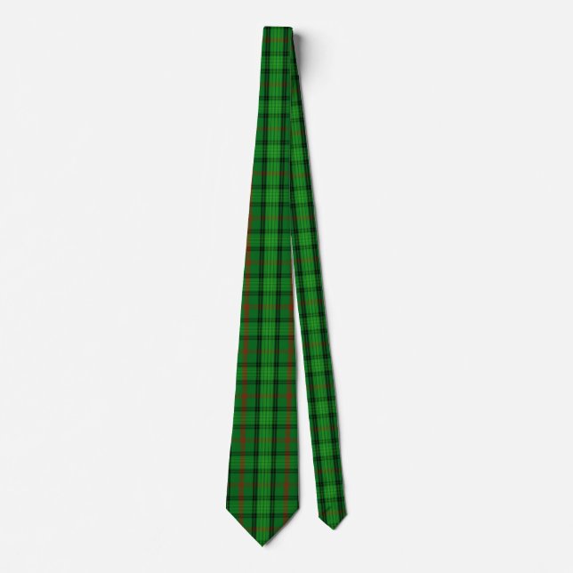 Scottish Clan Ross Tartan Plaid Neck Tie (Front)
