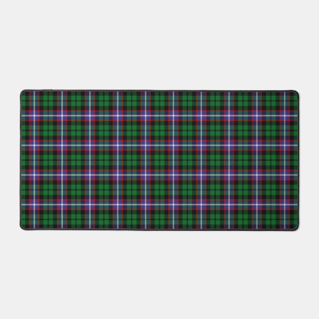 Scottish Clan Russell Tartan Plaid Desk Mat (Front)