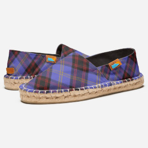 Scottish Clan Rutherford Tartan Plaid Espadrilles