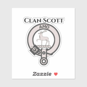 Scottish Clan Scott Crest Badge Sticker