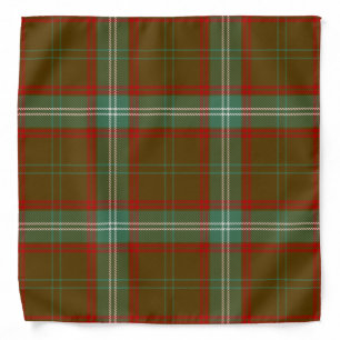 Scottish Clan Seton Hunting Tartan Plaid Bandana