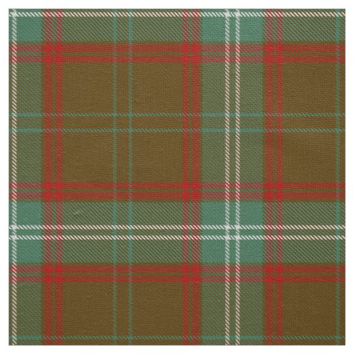 Scottish Clan Seton Hunting Tartan Plaid Fabric