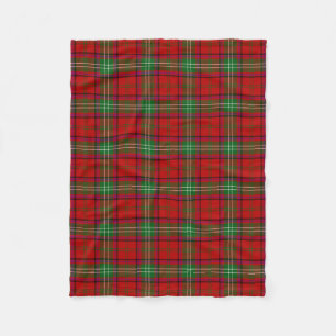 Scottish Clan Seton Tartan Plaid Fleece Blanket