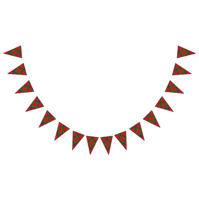 Scottish Clan Sinclair Tartan Bunting Flags (All)