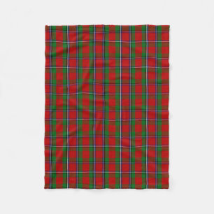 Scottish Clan Sinclair Tartan Plaid Fleece Blanket