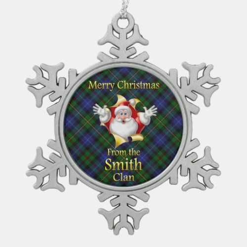 Scottish Clan Smith Christmas Ornament