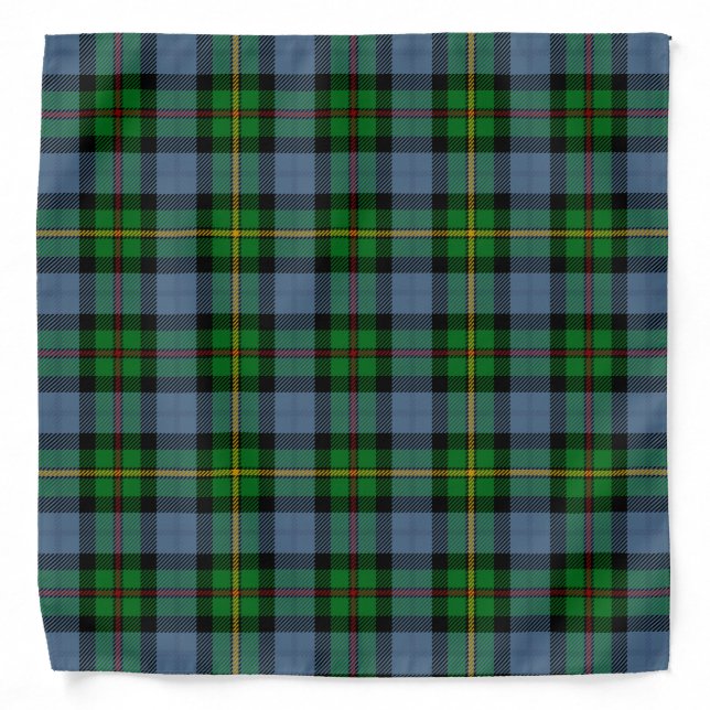 Scottish Clan Smith Tartan Plaid Bandana (Front)