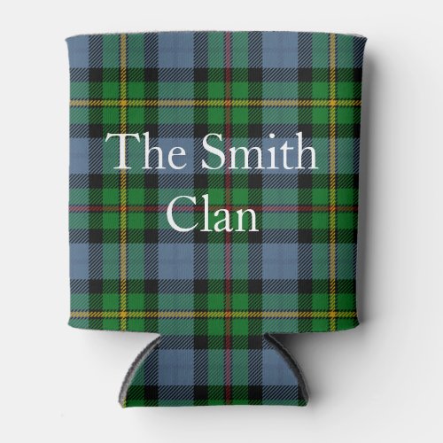 Scottish Clan Smith Tartan Plaid Can Cooler