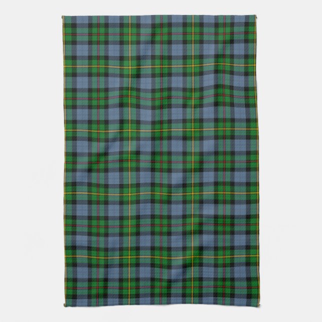 Scottish Clan Smith Tartan Plaid Kitchen Towel (Vertical)