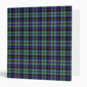 Scottish Clan Stevenson Tartan Plaid 3 Ring Binder