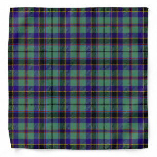 Scottish Clan Stevenson Tartan Plaid Bandana