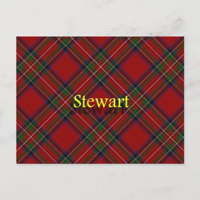 Scottish Clan Stewart Postcard (Front)