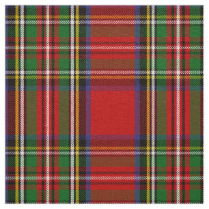 Scottish Clan Stewart Tartan Plaid Fabric