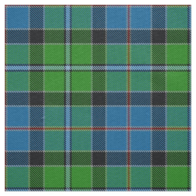 Scottish Clan Stirling Tartan Plaid Fabric (Swatch)