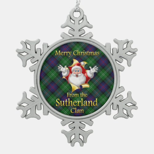 Scottish Clan Sutherland Christmas Ornament