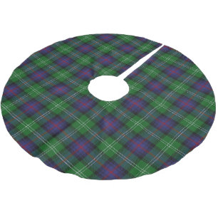 Scottish Clan Sutherland Tartan Brushed Polyester Tree Skirt