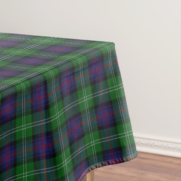 Scottish Clan Sutherland Tartan Tablecloth | Zazzle.com