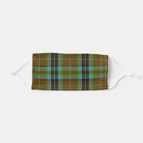 Scottish Clan Thomson Tartan Plaid Adult Cloth Face Mask