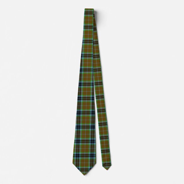 Scottish Clan Thomson Tartan Plaid Neck Tie (Front)