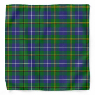 Scottish Clan Turnbull Hunting Tartan Plaid Bandana