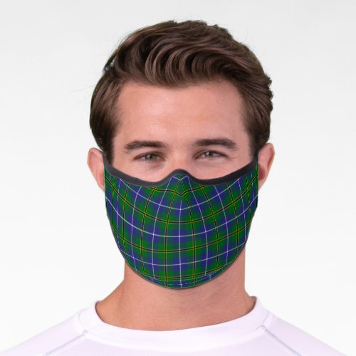 Scottish Clan Turnbull Hunting Tartan Plaid Premium Face Mask