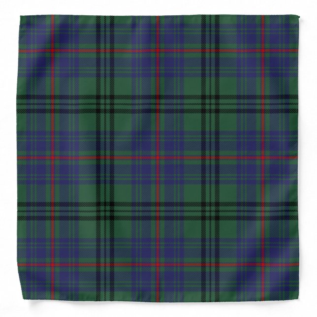 Scottish Clan Walker Tartan Plaid Bandana (Front)