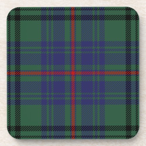 Scottish Clan Walker Tartan Plaid Beverage Coaster