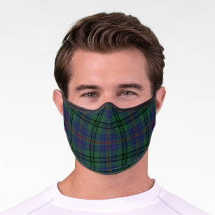 Scottish Clan Walker Tartan Plaid Premium Face Mask