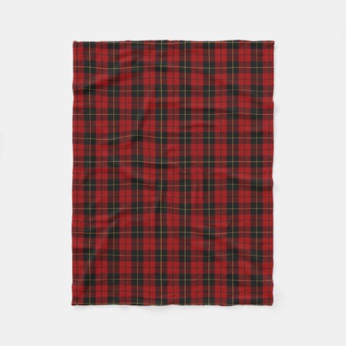 Scottish Clan Wallace Classic Tartan Fleece Blanket