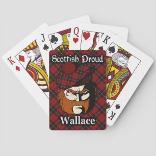 Scottish Clan Wallace Tartan Deck Poker Cards