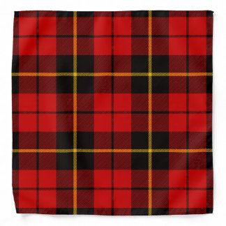 Scottish Clan Wallace Tartan Plaid Bandana