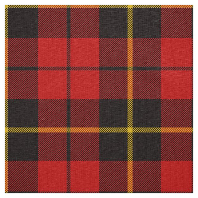 Scottish Clan Wallace Tartan Plaid Fabric (Swatch)