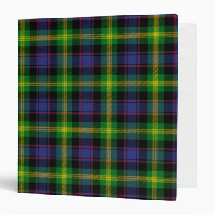 Scottish Clan Watson Tartan Plaid 3 Ring Binder
